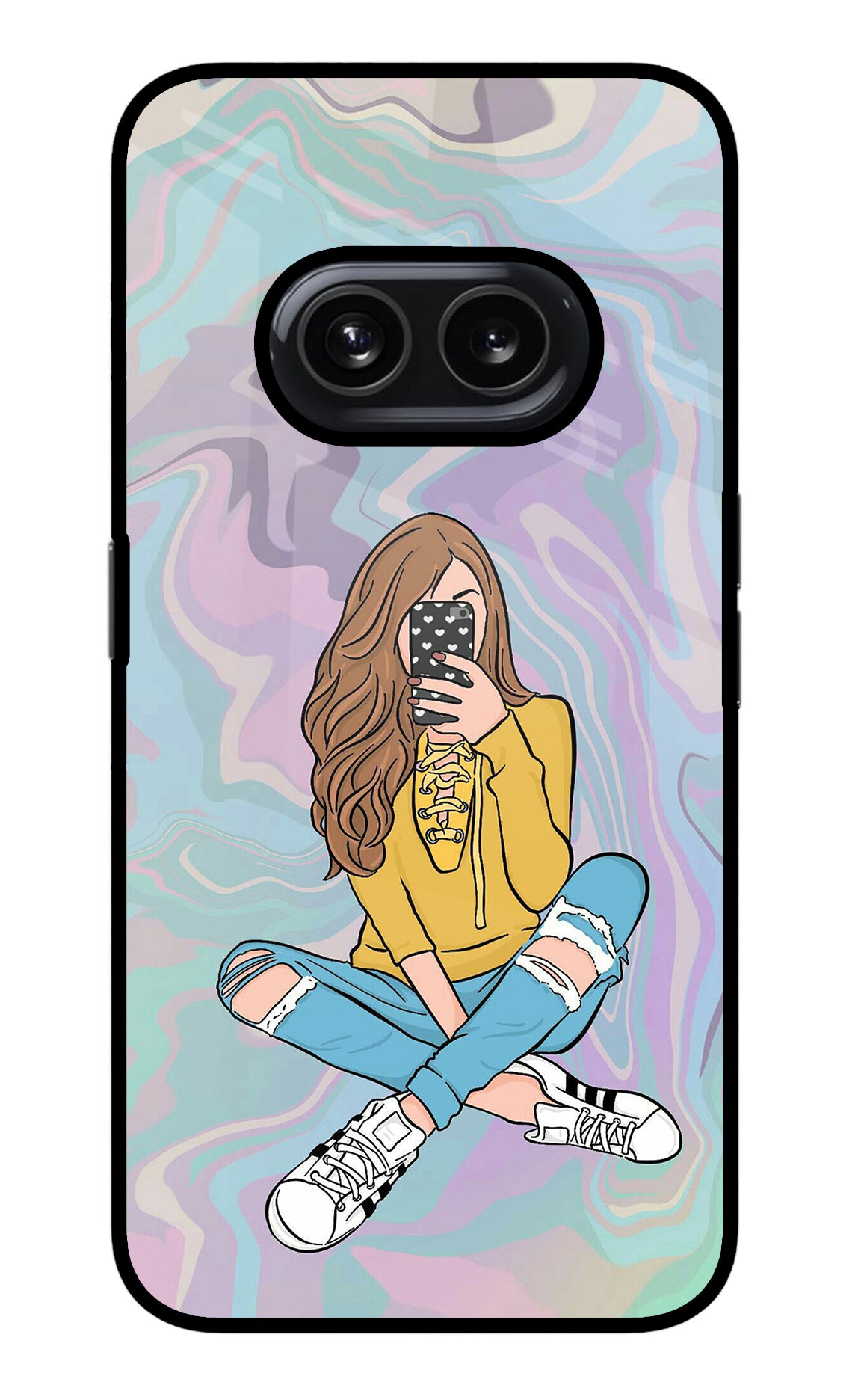 Selfie Girl Nothing Phone 2A Back Cover