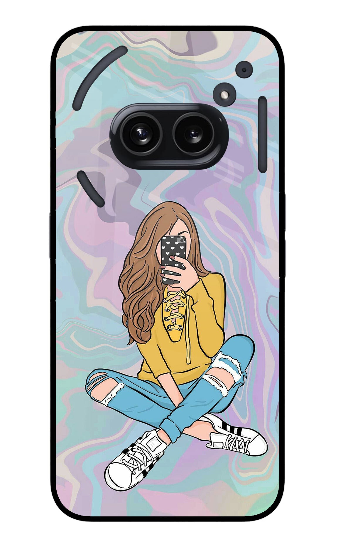 Selfie Girl Nothing Phone 2A Back Cover