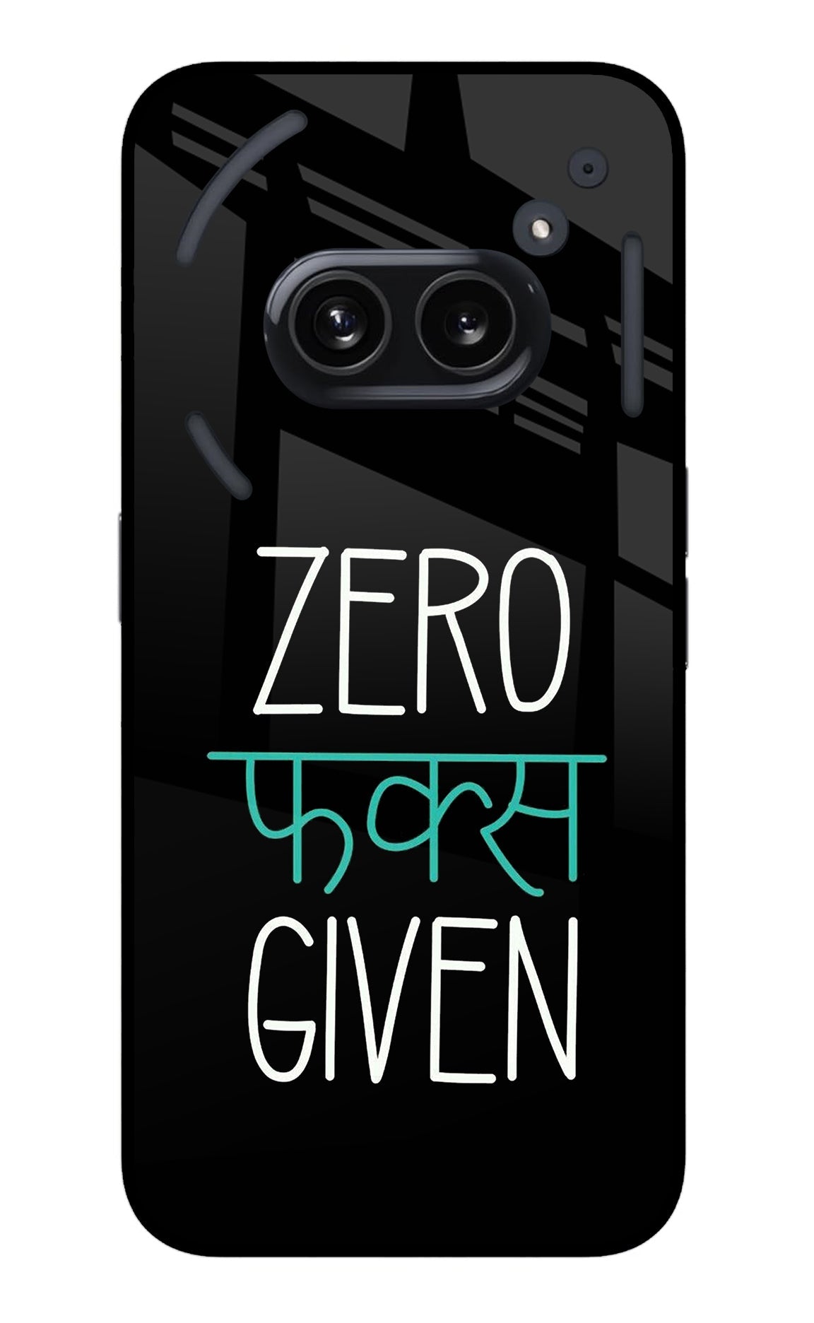 Zero Fucks Given Nothing Phone 2A Glass Case