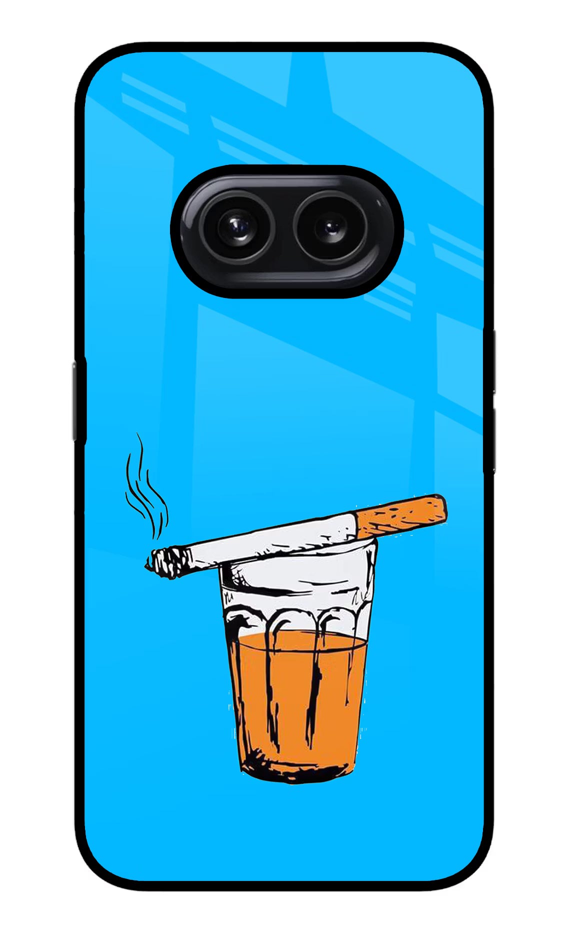 Chai Sutta Nothing Phone 2A Glass Case Back Cover by Casekaro