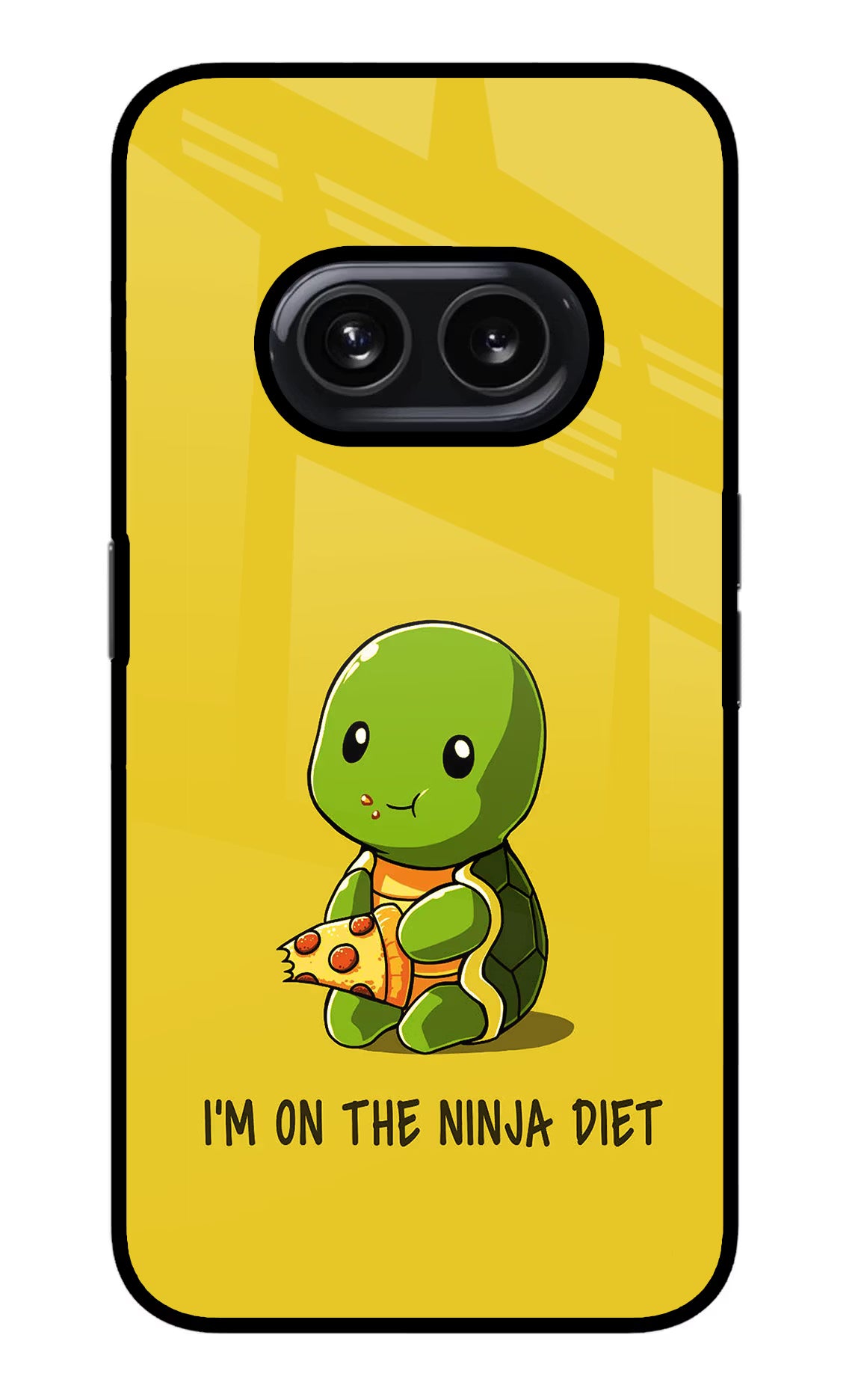 I'm on Ninja Diet Nothing Phone 2A Glass Case Back Cover by Casekaro