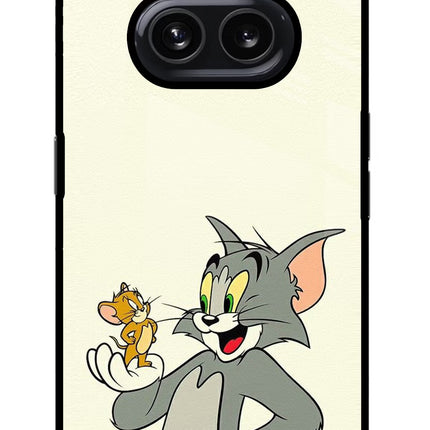 Tom & Jerry Nothing Phone 2A Glass Case Back Cover by Casekaro