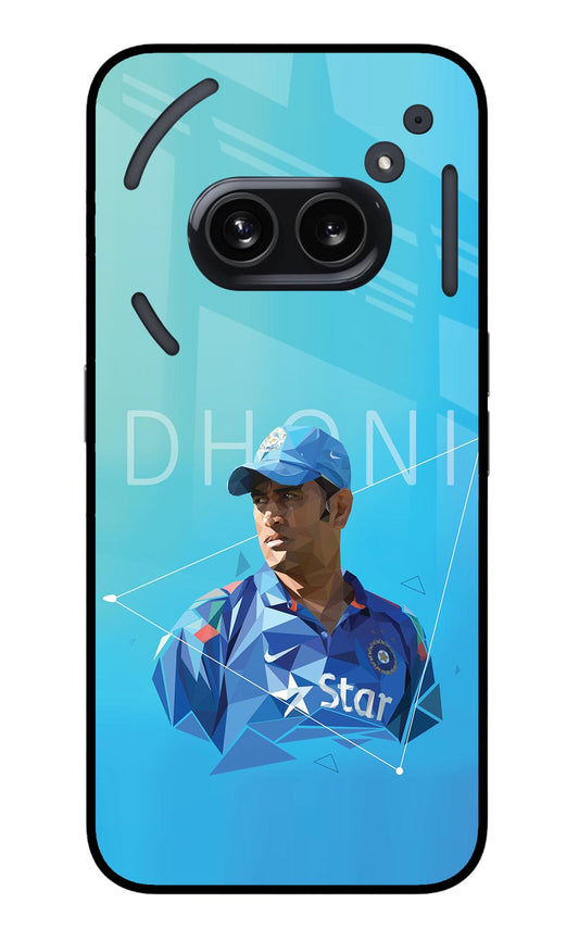 Dhoni Artwork Nothing Phone 2A Glass Case