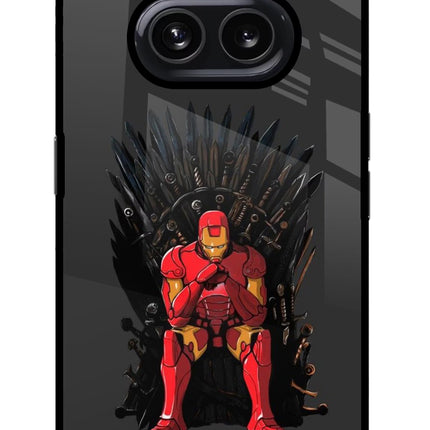 Ironman Throne Nothing Phone 2A Glass Case Back Cover by Casekaro
