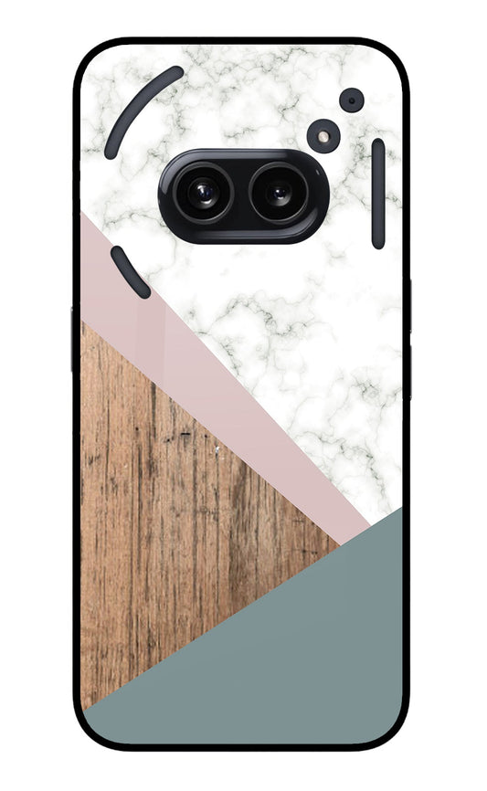 Marble wood Abstract Nothing Phone 2A Glass Case