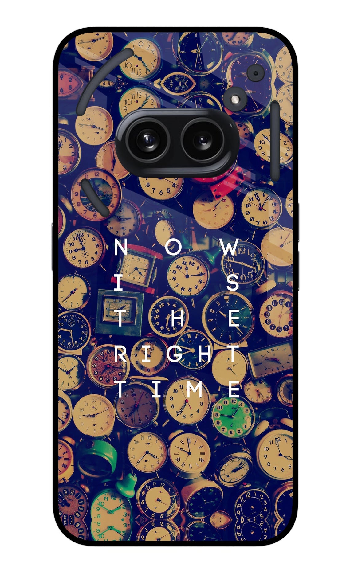 Now is the Right Time Quote Nothing Phone 2A Glass Case