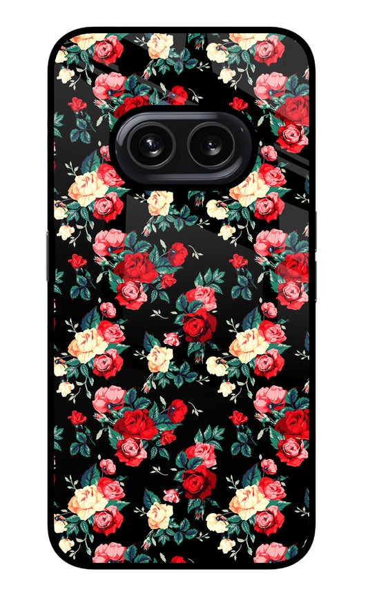 Rose Pattern Nothing Phone 2A Glass Case