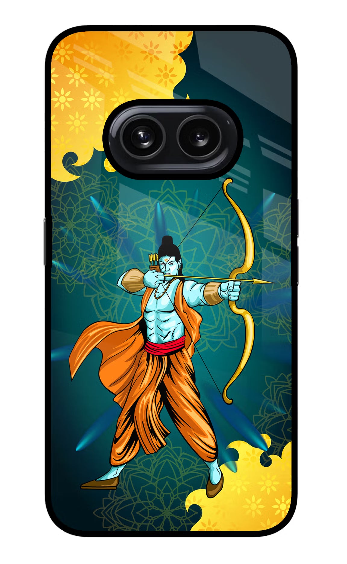 Lord Ram - 6 Nothing Phone 2A Glass Case Back Cover by Casekaro
