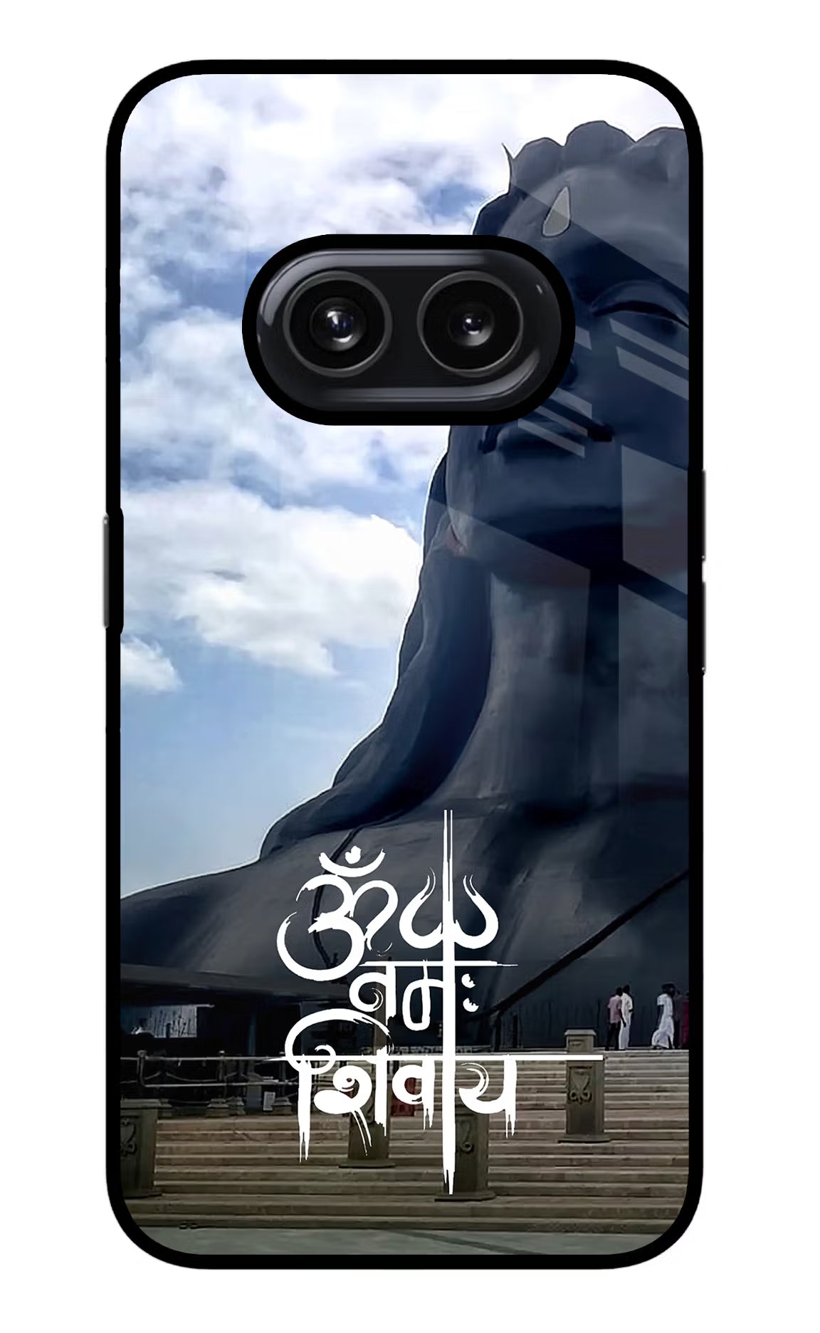 Om Namah Shivay Nothing Phone 2A Glass Case Back Cover by Casekaro