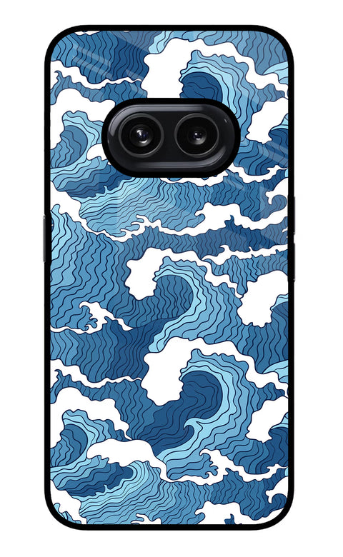 Blue Waves Nothing Phone 2A Glass Case