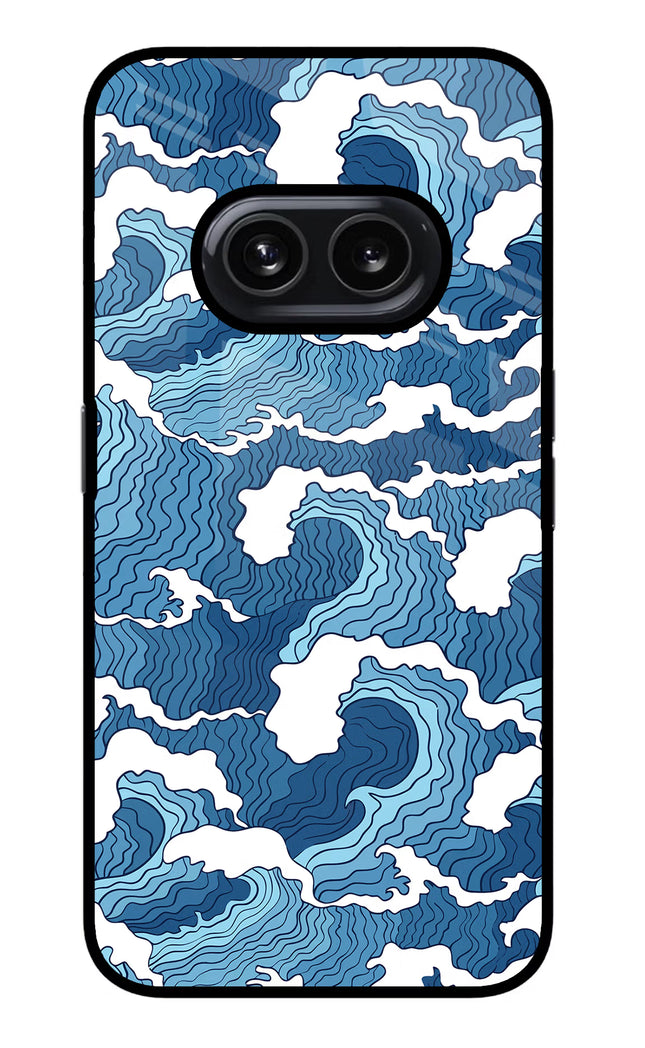 Blue Waves Nothing Phone 2A Glass Case