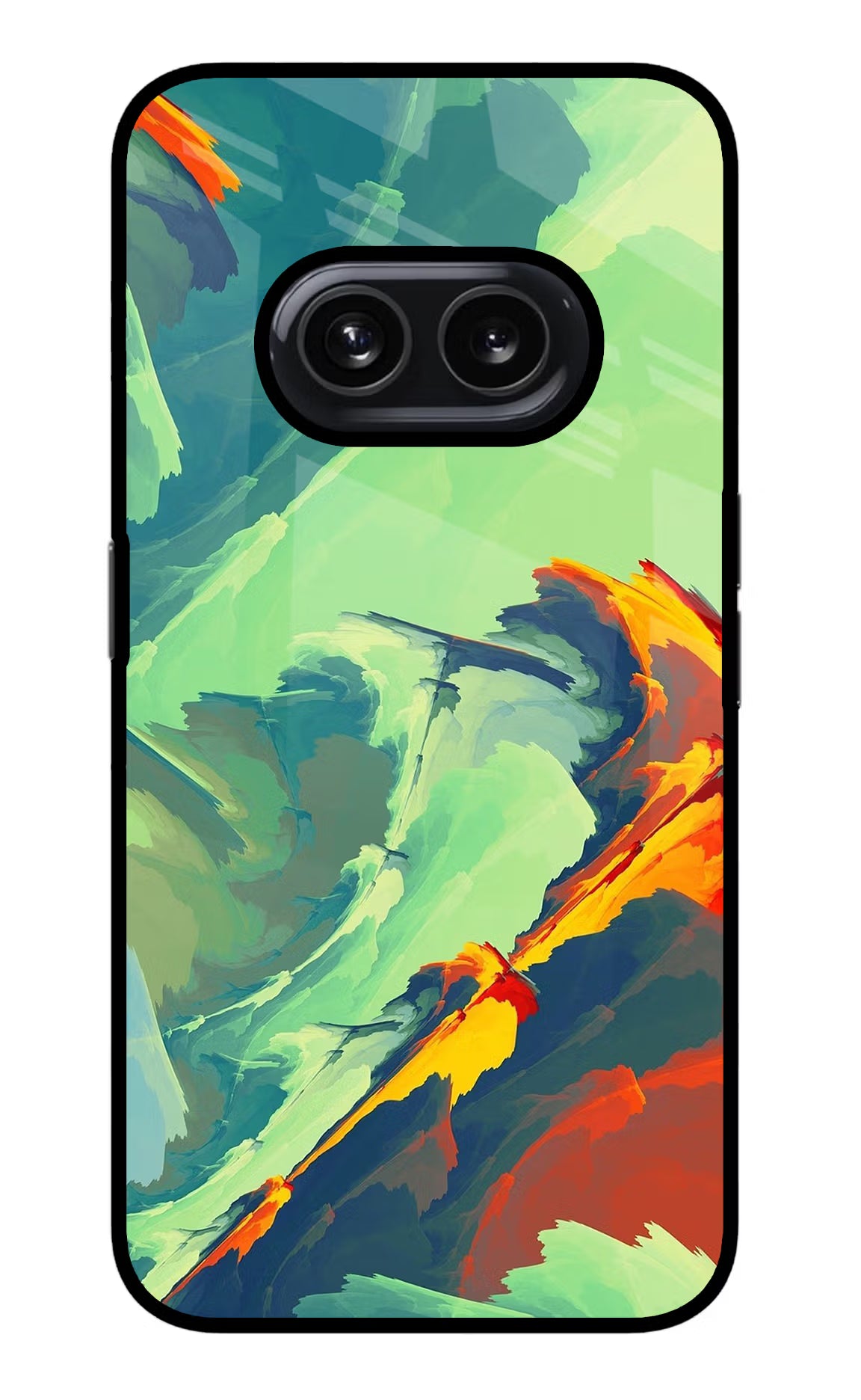 Paint Art Nothing Phone 2A Glass Case Back Cover by Casekaro