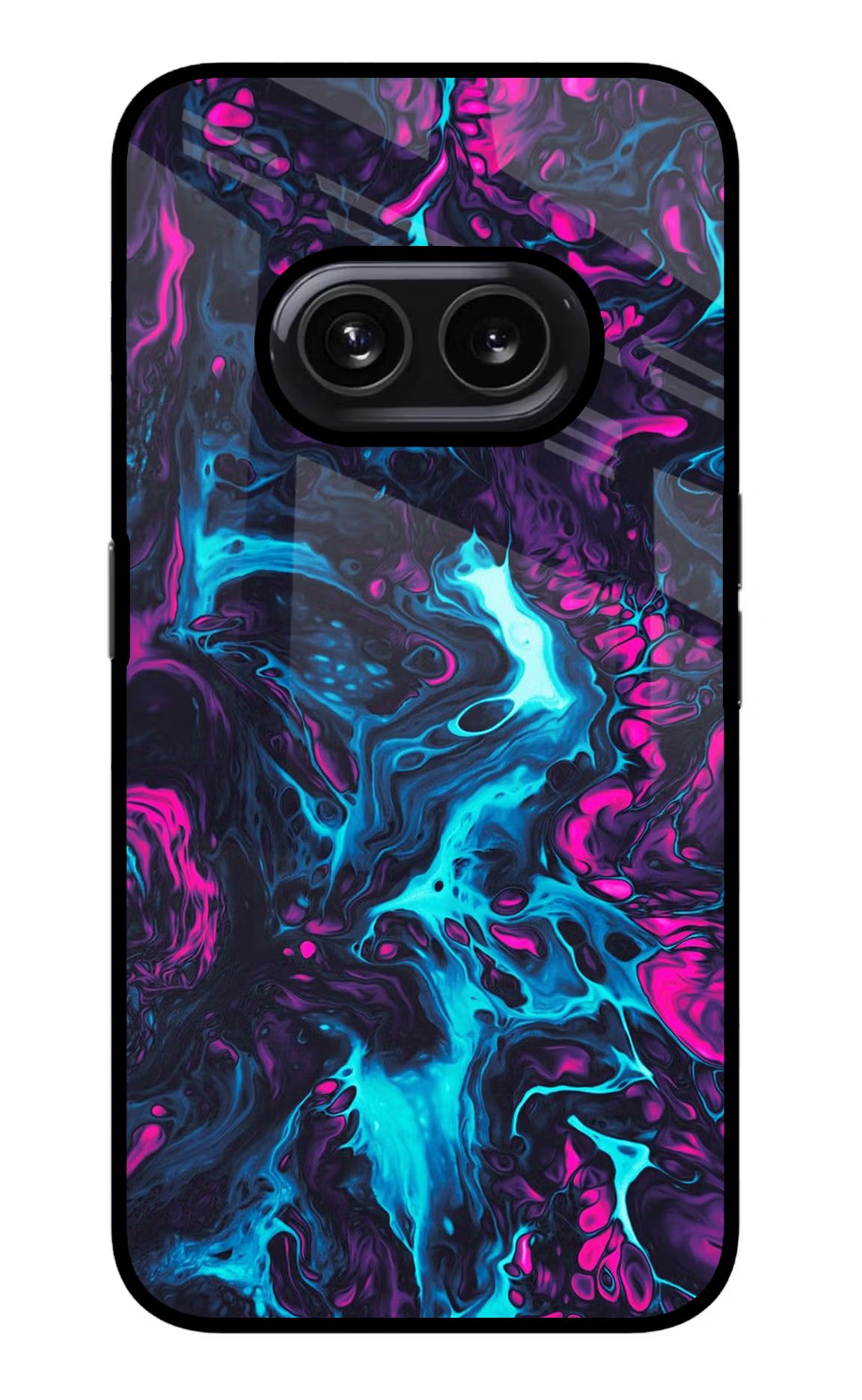 Abstract Nothing Phone 2A Glass Case Back Cover by Casekaro