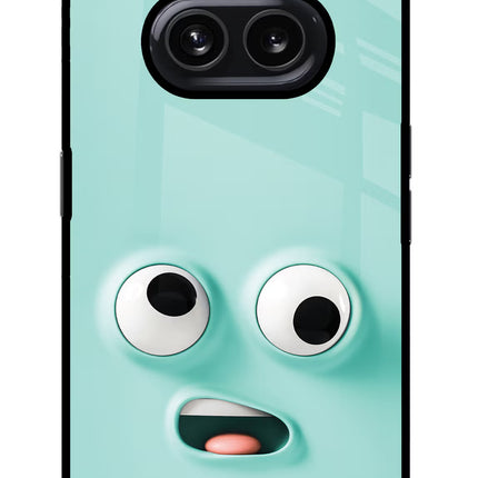 Funny Cartoon Nothing Phone 2A Glass Case Back Cover by Casekaro