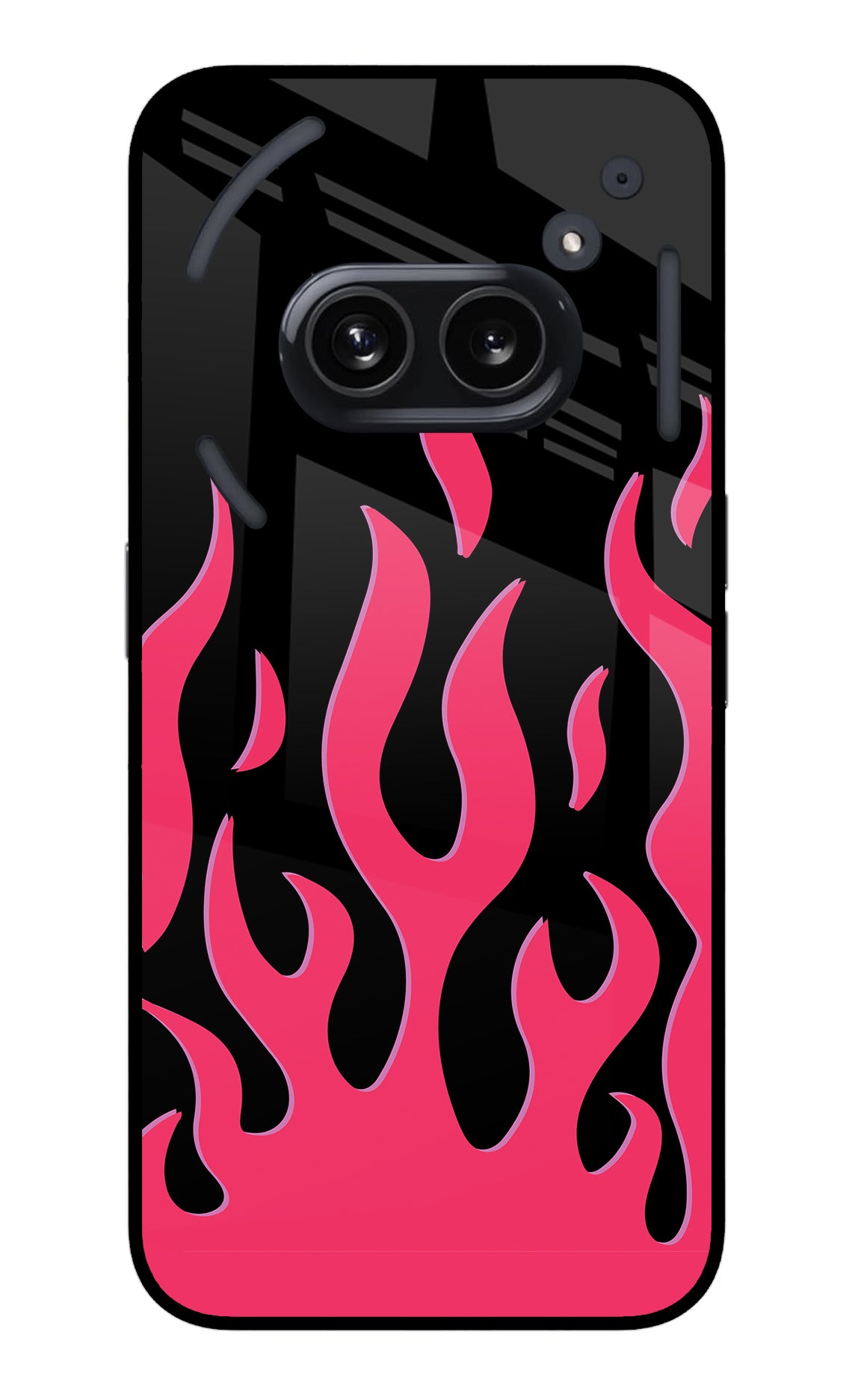 Fire Flames Nothing Phone 2A Glass Case