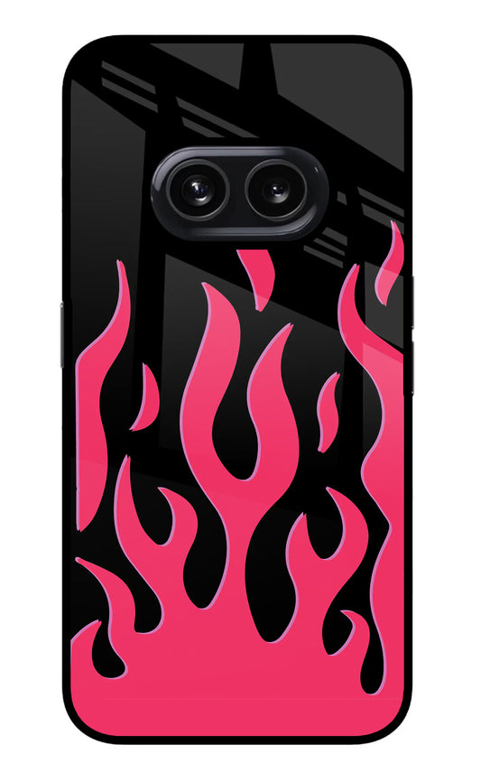 Fire Flames Nothing Phone 2A Glass Case