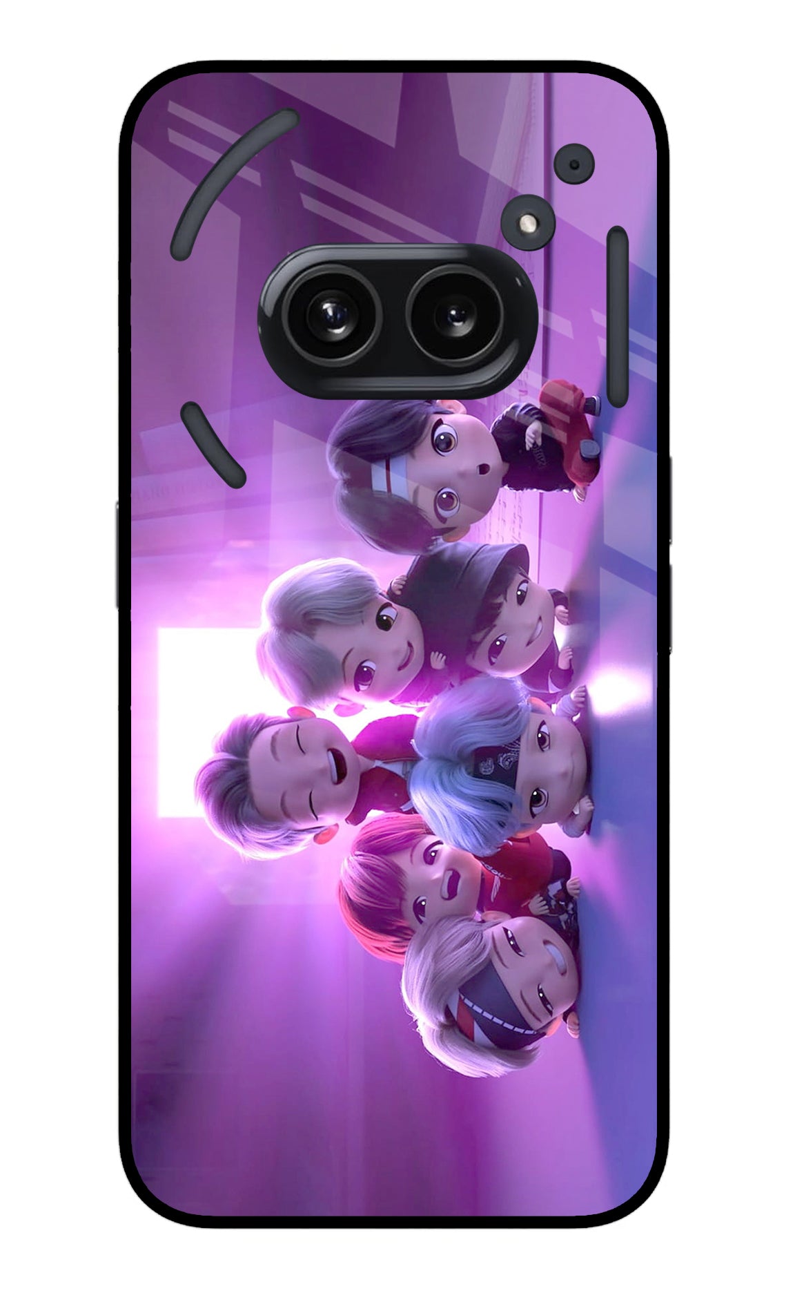 BTS Chibi Nothing Phone 2A Glass Case