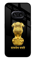 Satyamev Jayate Golden Nothing Phone 2A Glass Case