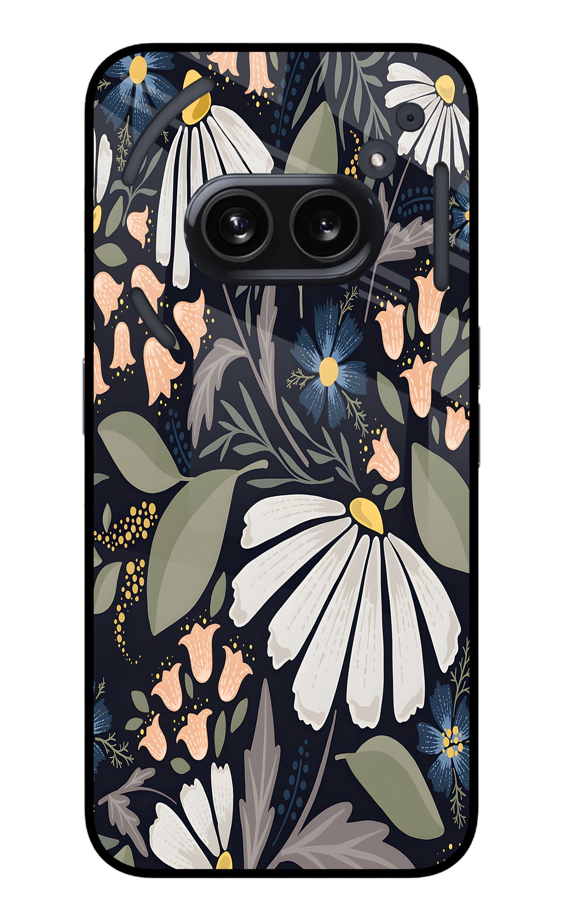 Flowers Art Nothing Phone 2A Glass Case