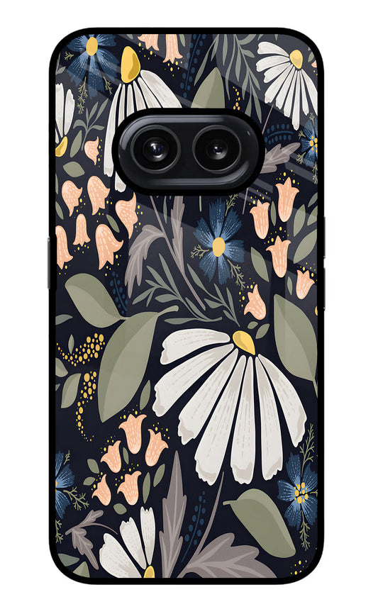 Flowers Art Nothing Phone 2A Glass Case