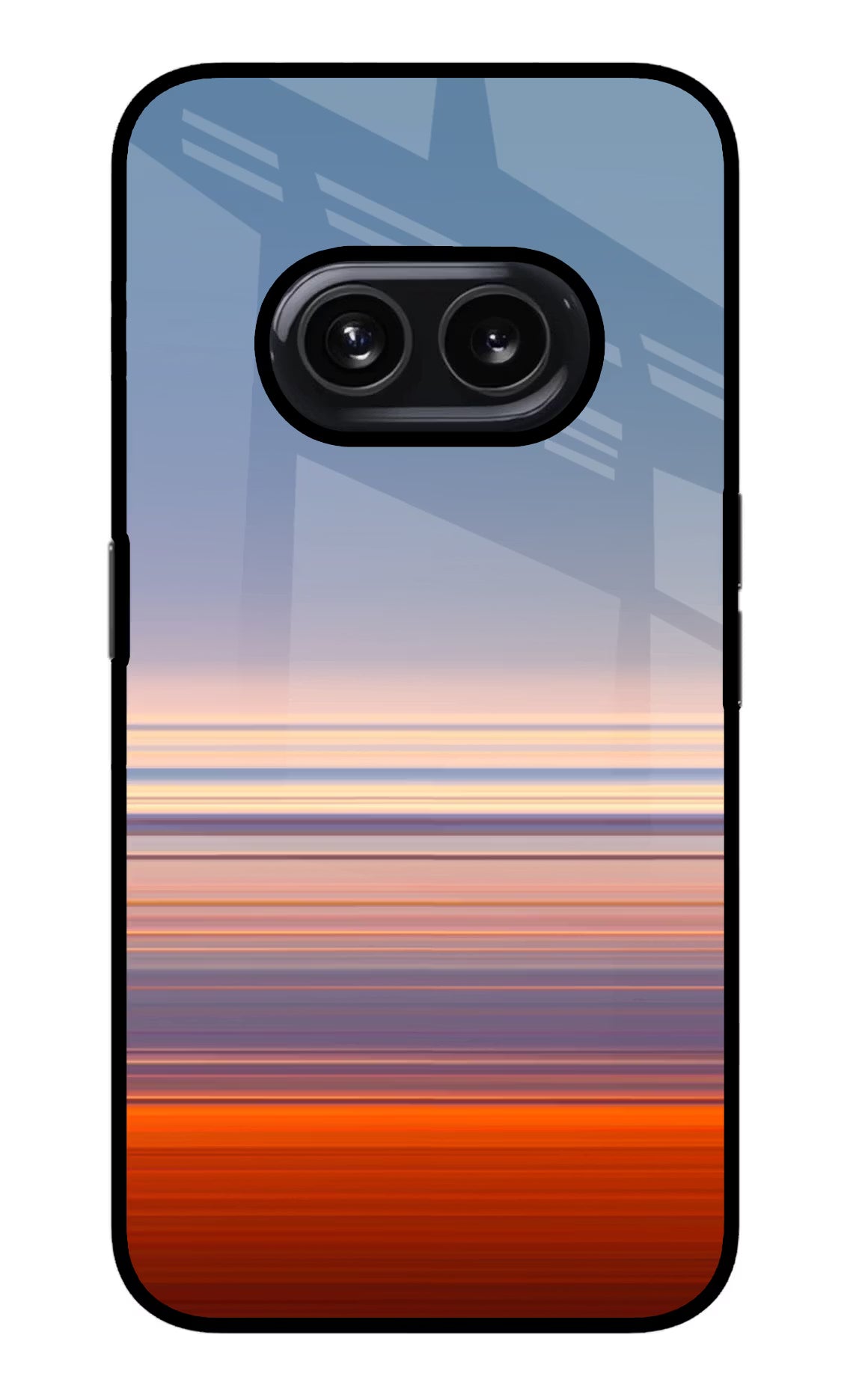 Morning Colors Nothing Phone 2A Glass Case Back Cover by Casekaro