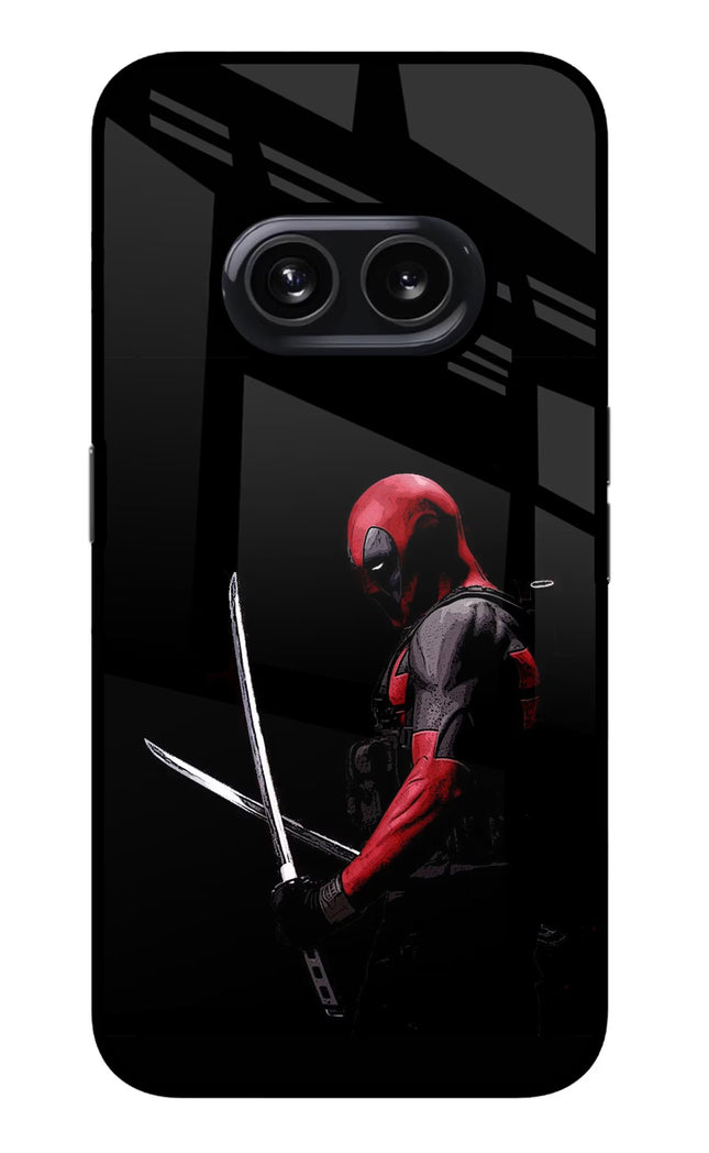 Deadpool Nothing Phone 2A Glass Case