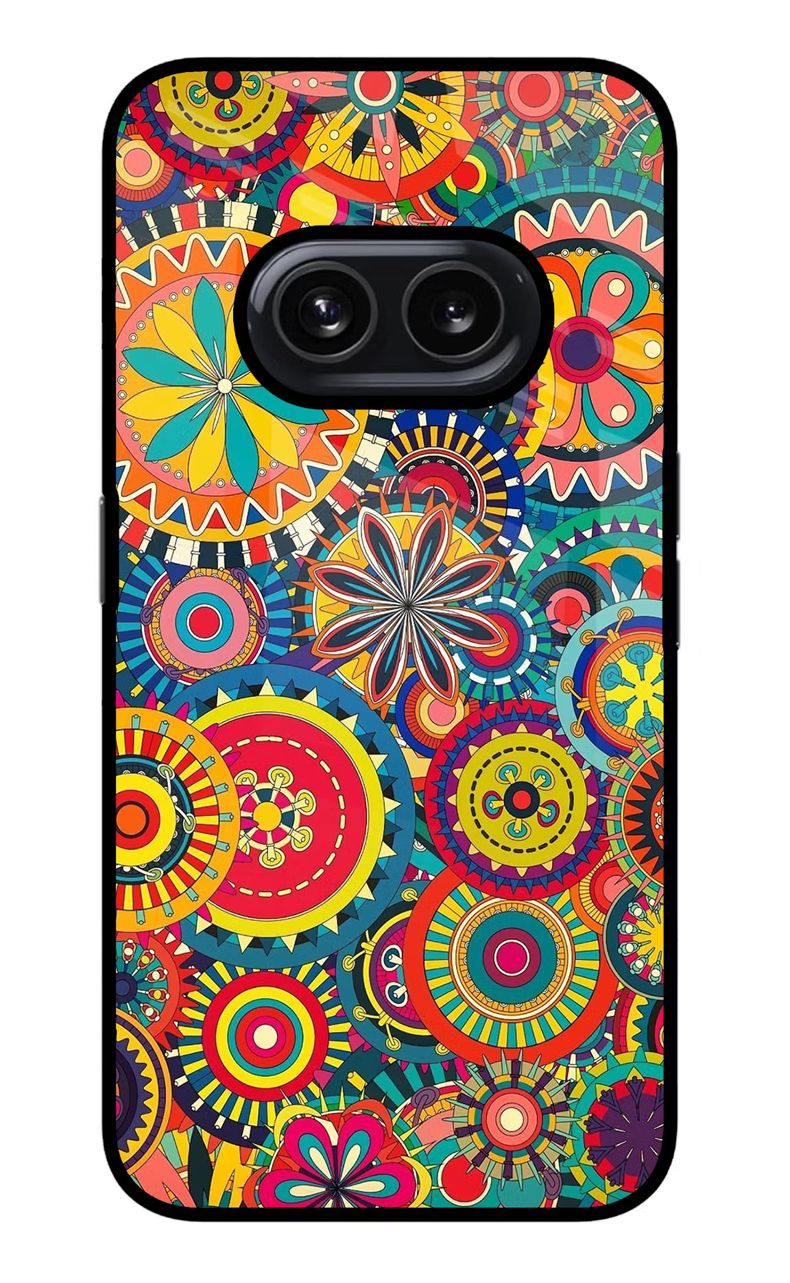 Gol Gol Art Nothing Phone 2A Glass Case Back Cover by Casekaro