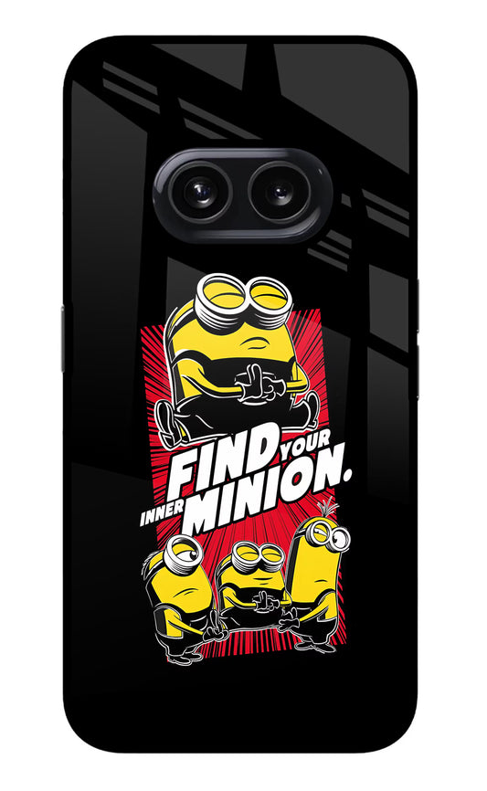 Find your inner Minion Nothing Phone 2A Glass Case