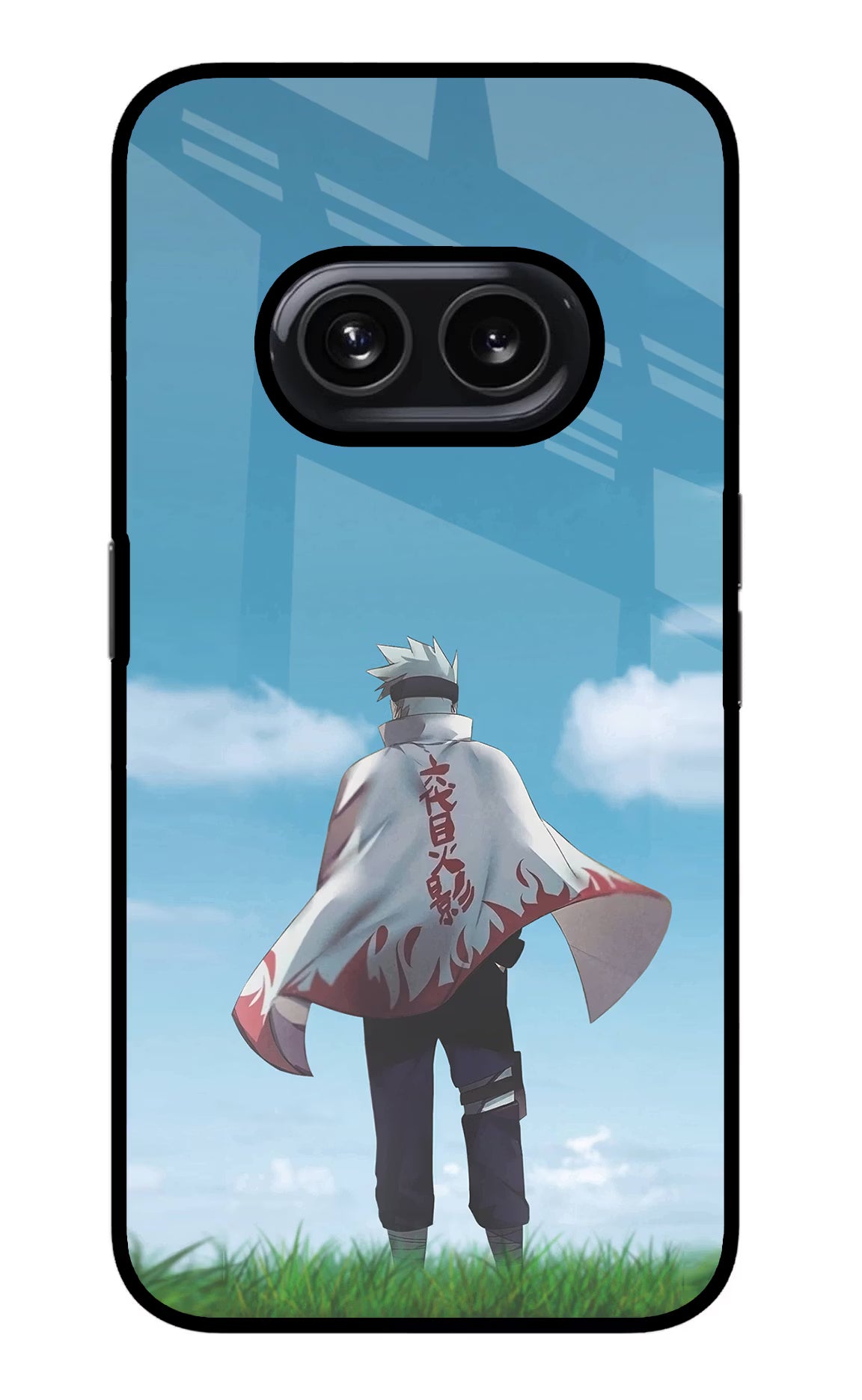 Kakashi Nothing Phone 2A Glass Case Back Cover by Casekaro