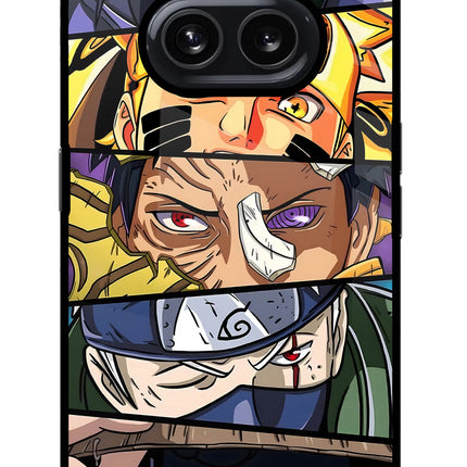 Naruto Character Nothing Phone 2A Glass Case Back Cover by Casekaro