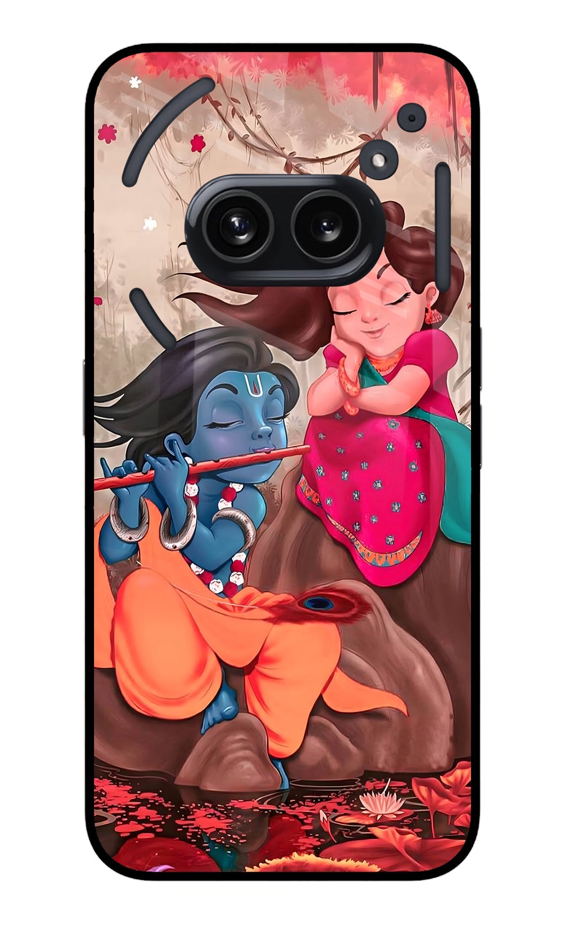 Radhe Krishna Nothing Phone 2A Glass Case