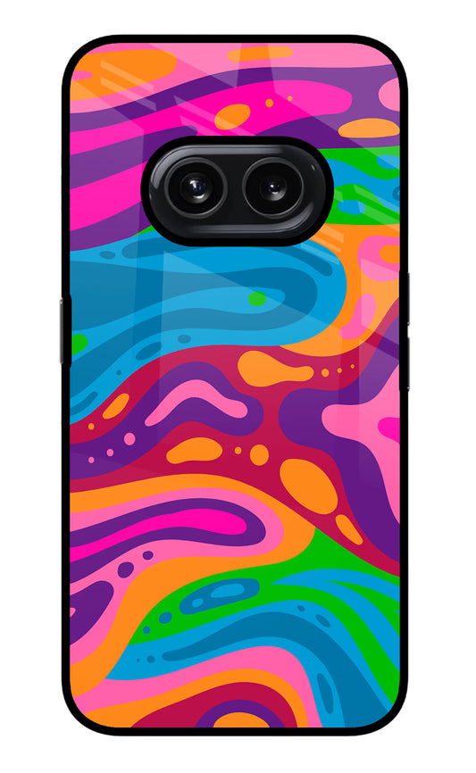 Trippy Pattern Nothing Phone 2A Glass Case