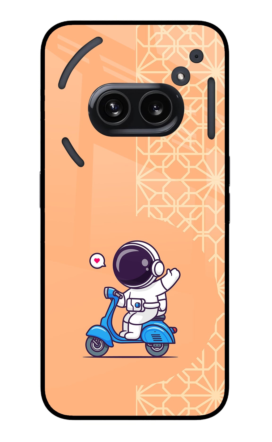 Cute Astronaut Riding Nothing Phone 2A Glass Case