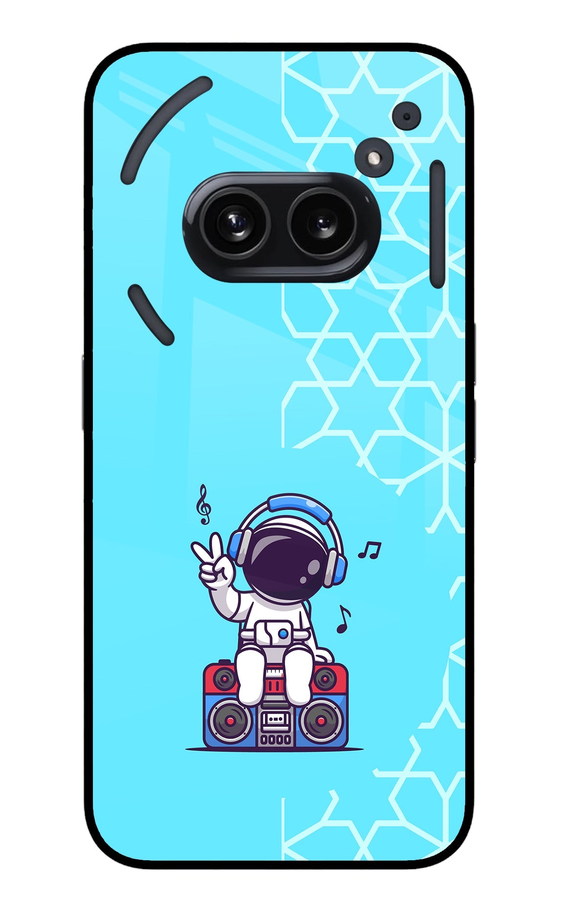 Cute Astronaut Chilling Nothing Phone 2A Glass Case