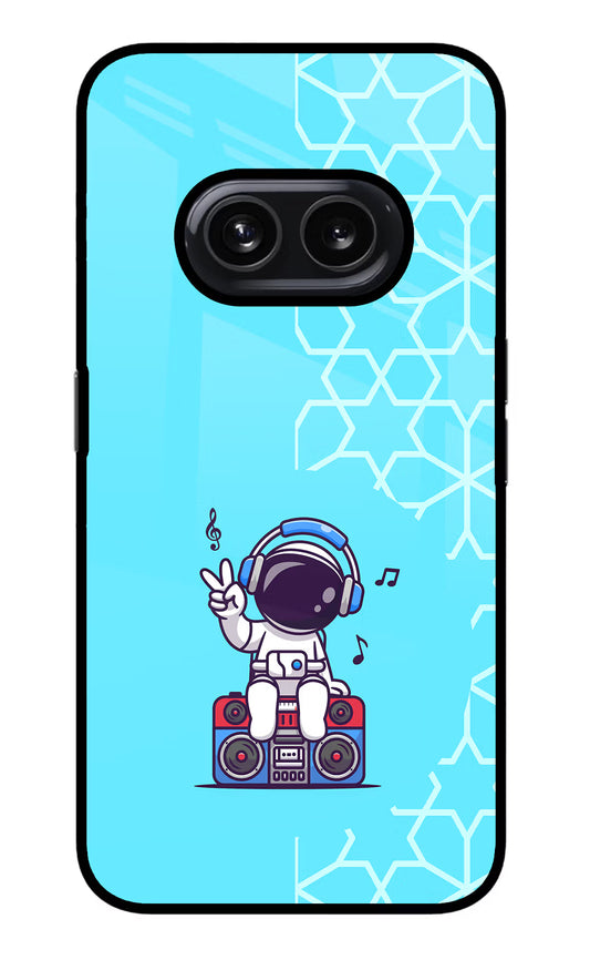 Cute Astronaut Chilling Nothing Phone 2A Glass Case