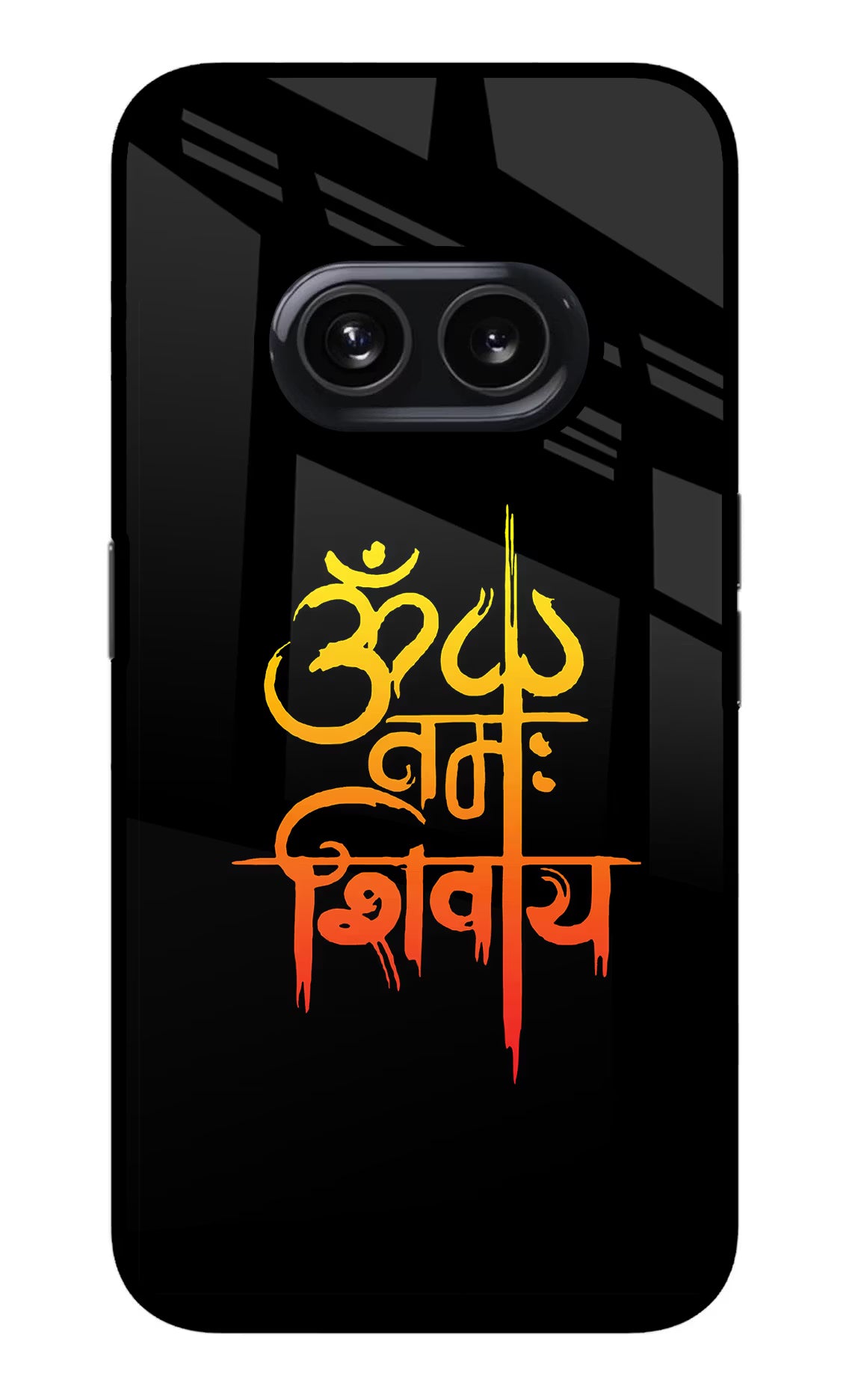 Om Namah Shivay Nothing Phone 2A Glass Case Back Cover by Casekaro