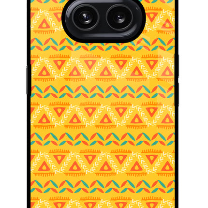 Tribal Pattern Nothing Phone 2A Glass Case Back Cover by Casekaro