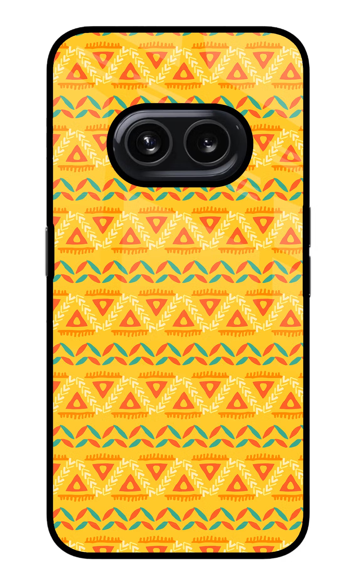 Tribal Pattern Nothing Phone 2A Glass Case Back Cover by Casekaro
