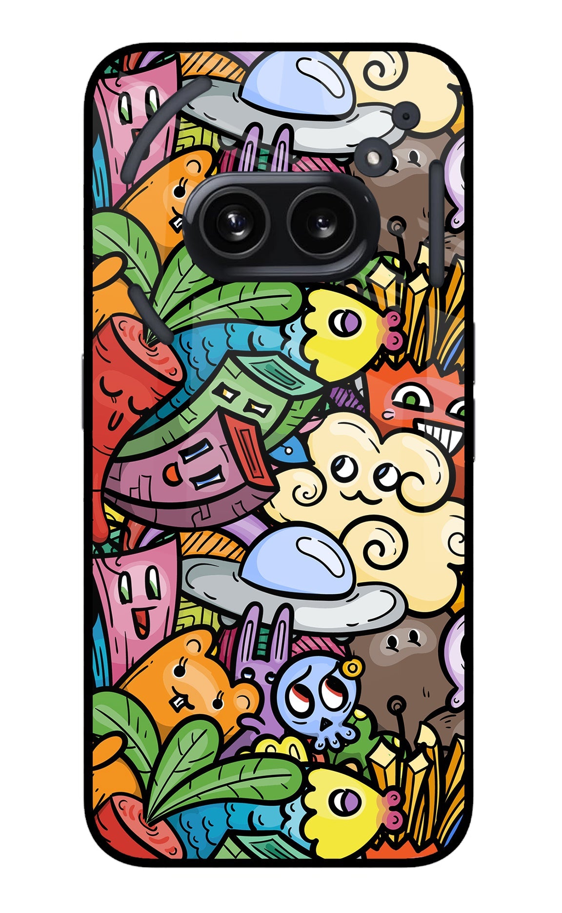 Veggie Doodle Nothing Phone 2A Glass Case