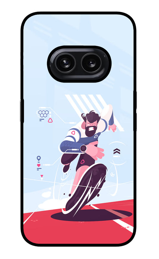 Run Pro Nothing Phone 2A Glass Case