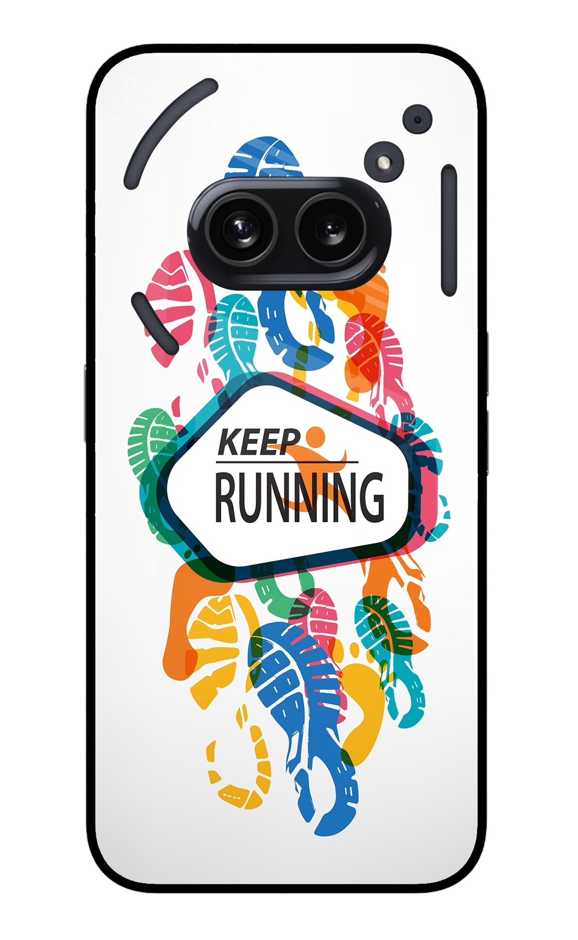 Keep Running Nothing Phone 2A Glass Case