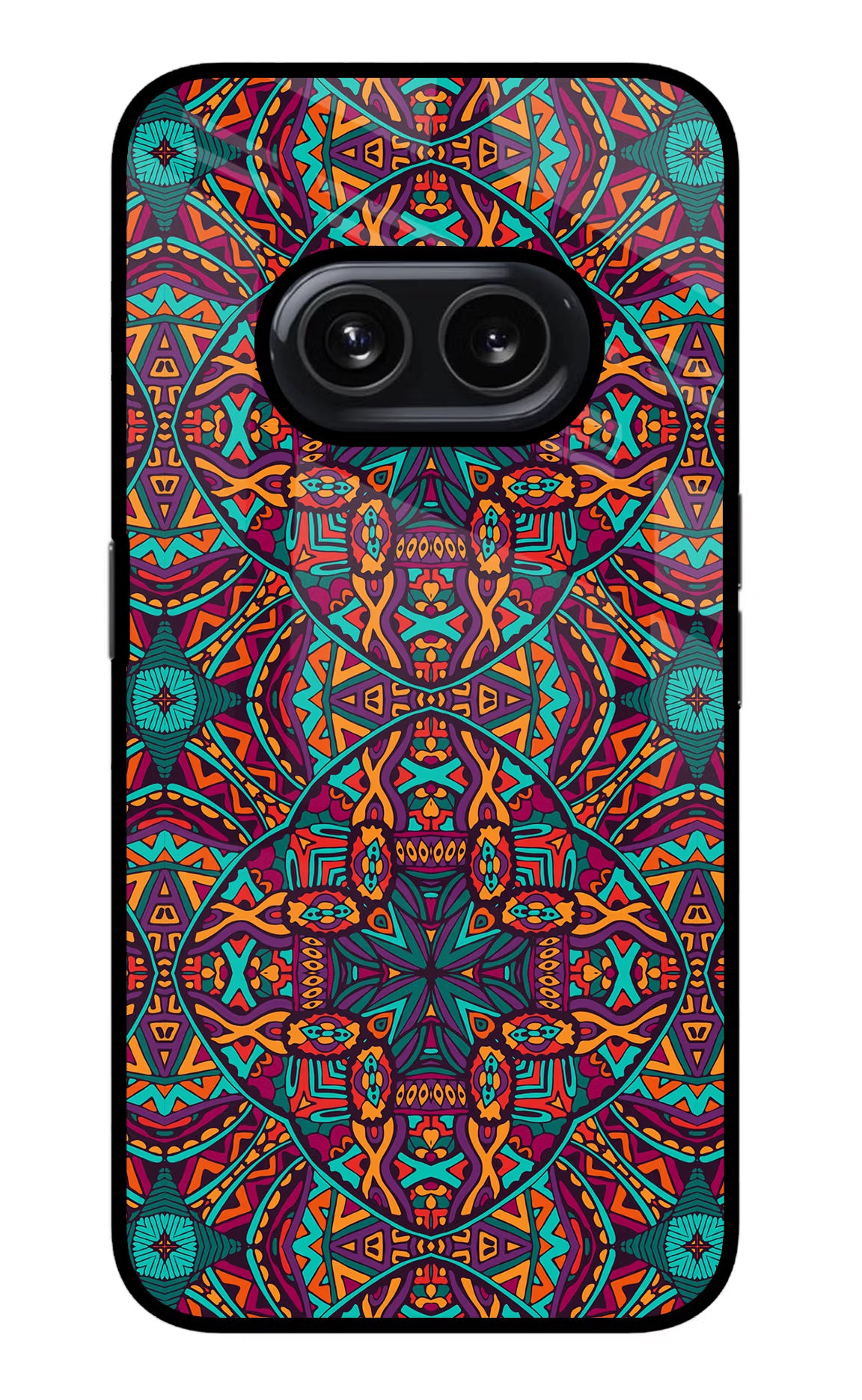 Colour Mandala Nothing Phone 2A Glass Case Back Cover by Casekaro