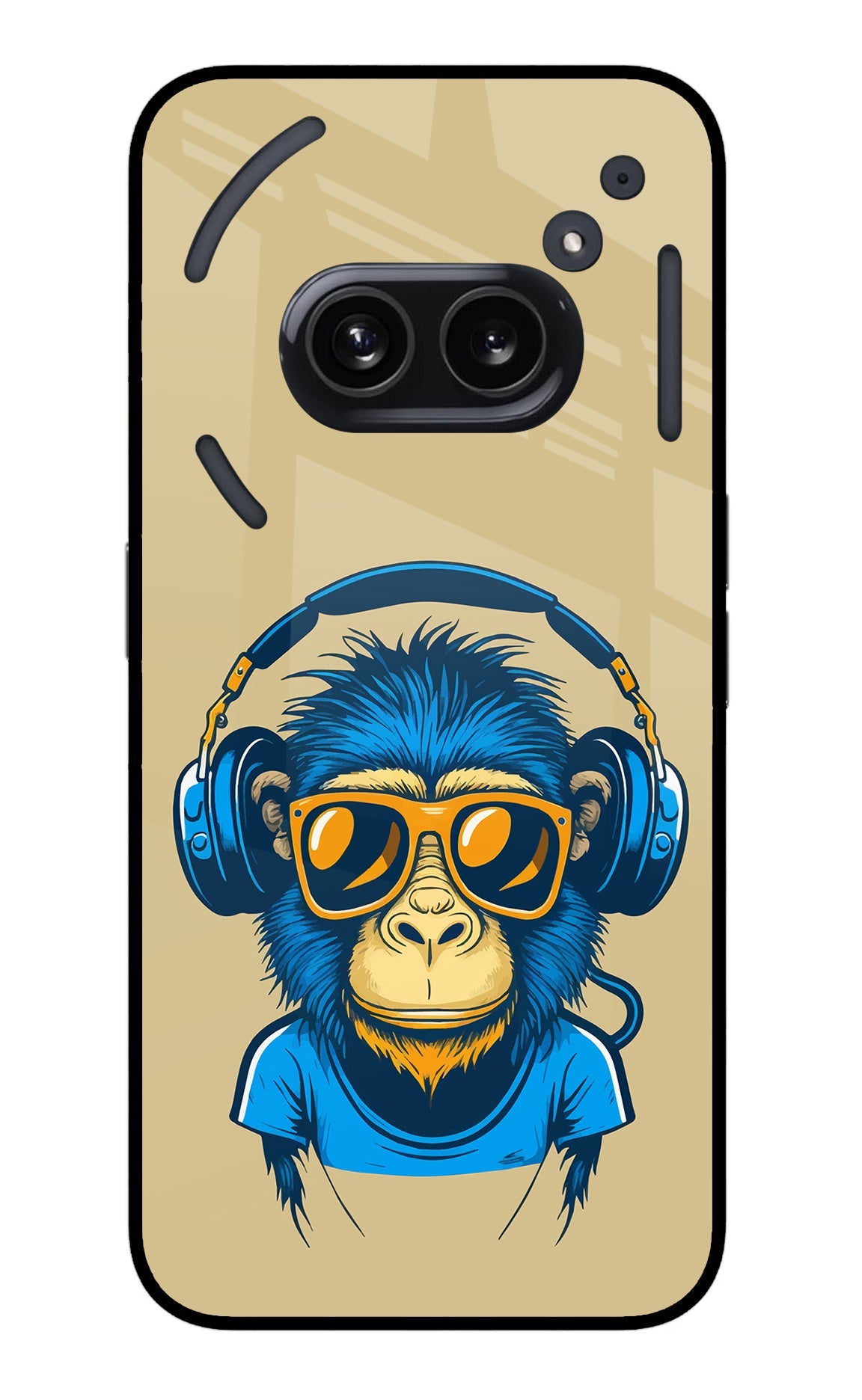 Monkey Headphone Nothing Phone 2A Back Cover