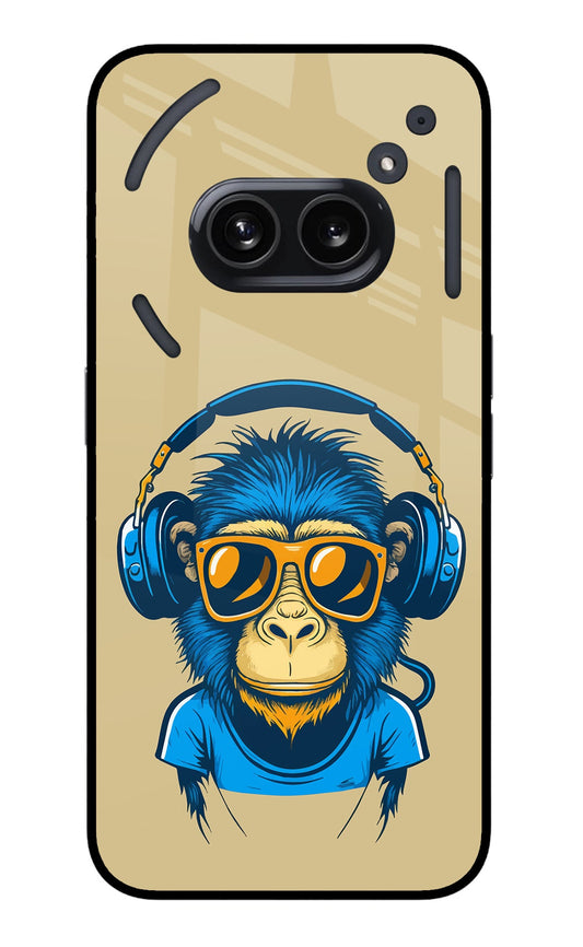 Monkey Headphone Nothing Phone 2A Glass Case