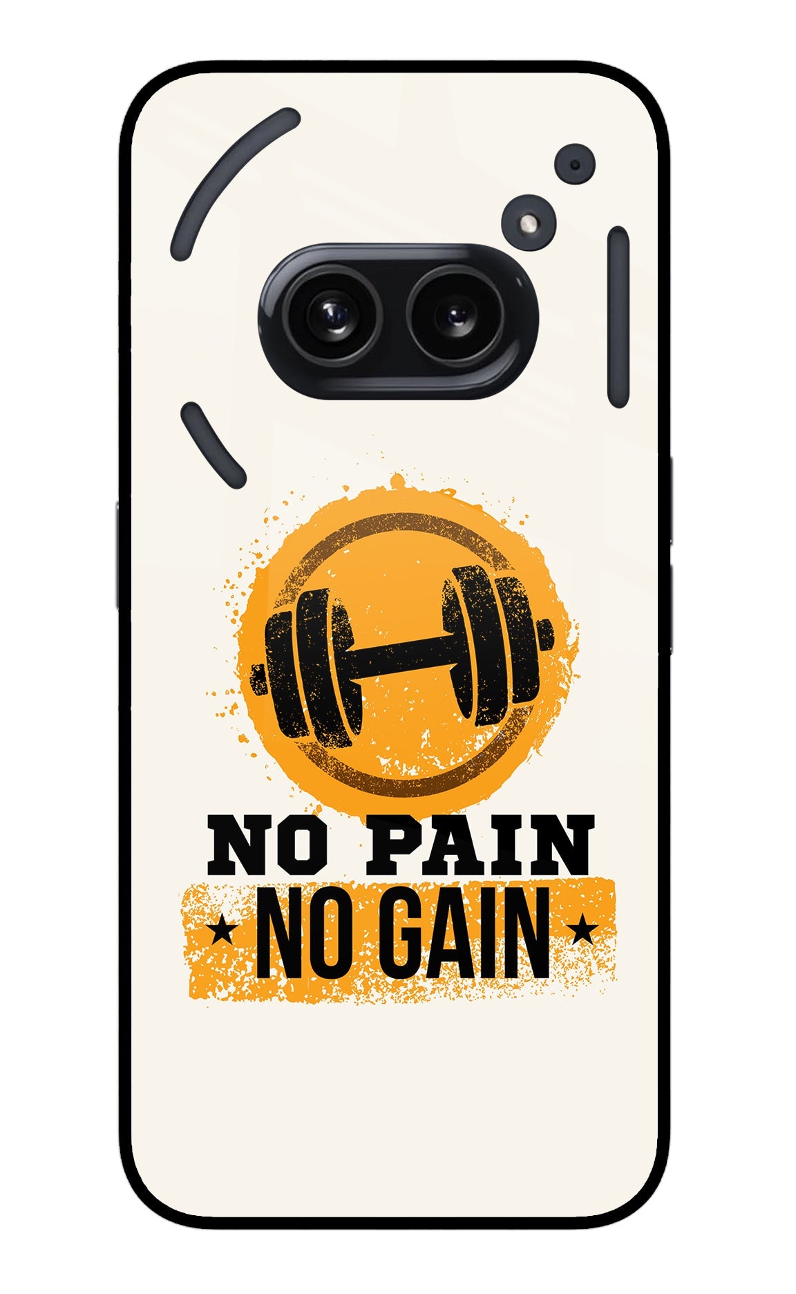 No Pain No Gain Nothing Phone 2A Back Cover