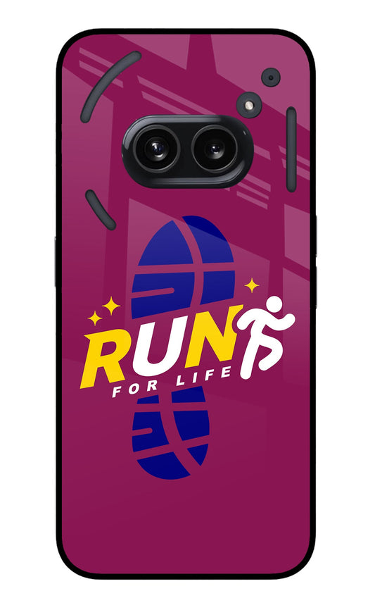 Run for Life Nothing Phone 2A Glass Case