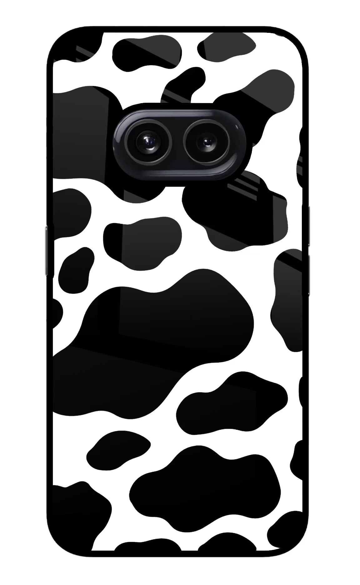 Cow Spots Nothing Phone 2A Glass Case Back Cover by Casekaro