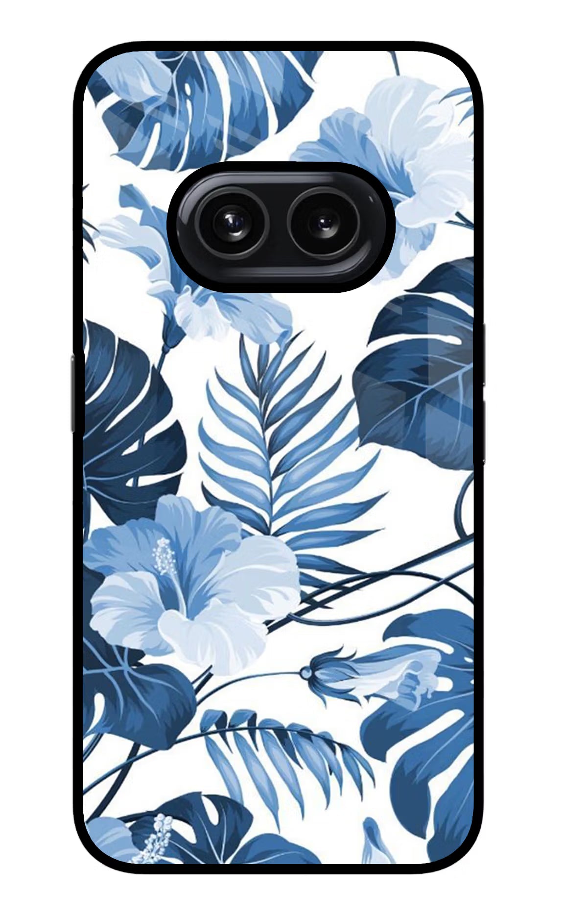 Fabric Art Nothing Phone 2A Glass Case Back Cover by Casekaro