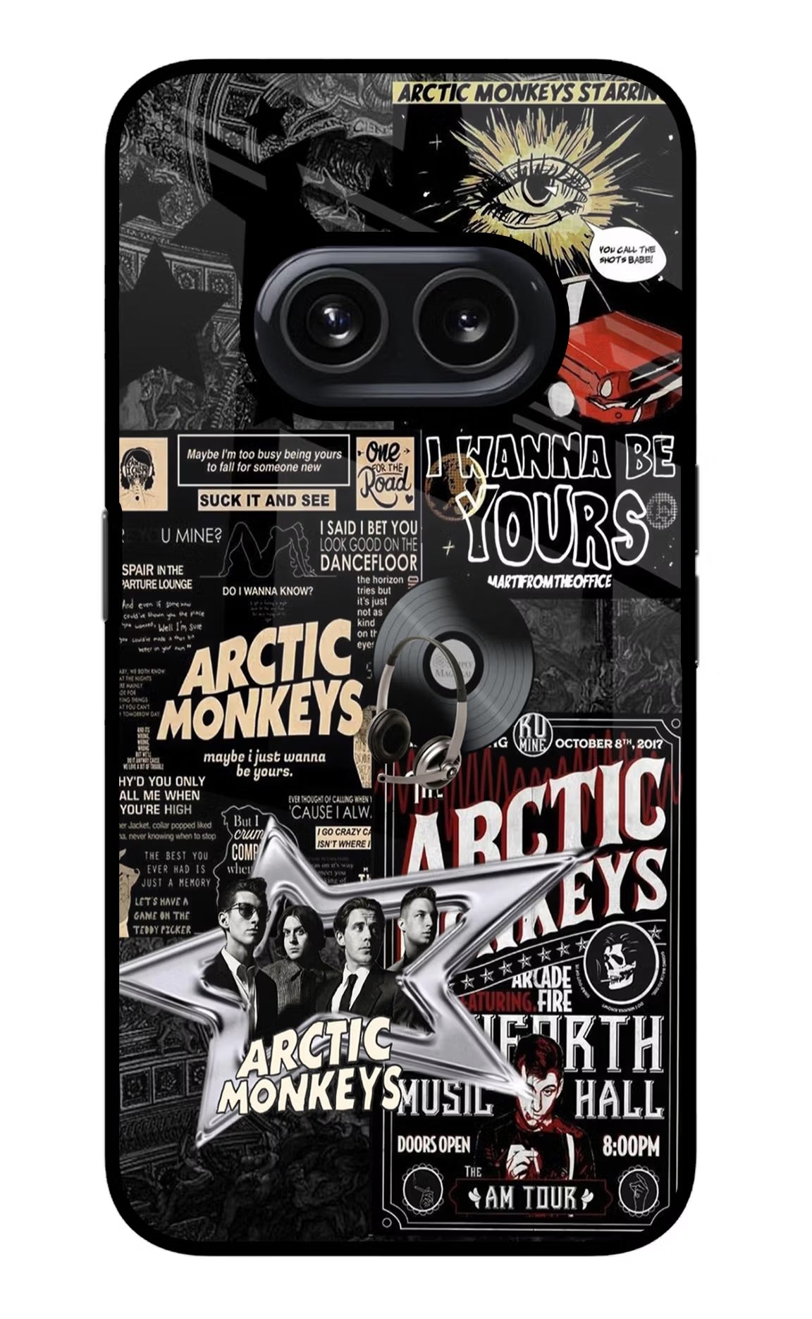 Arctic Monkeys Nothing Phone 2A Glass Case Back Cover by Casekaro