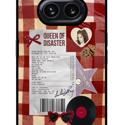 Queen of Disaster Nothing Phone 2A Glass Case